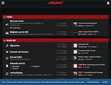 Tablet Screenshot of mazda-mps.de